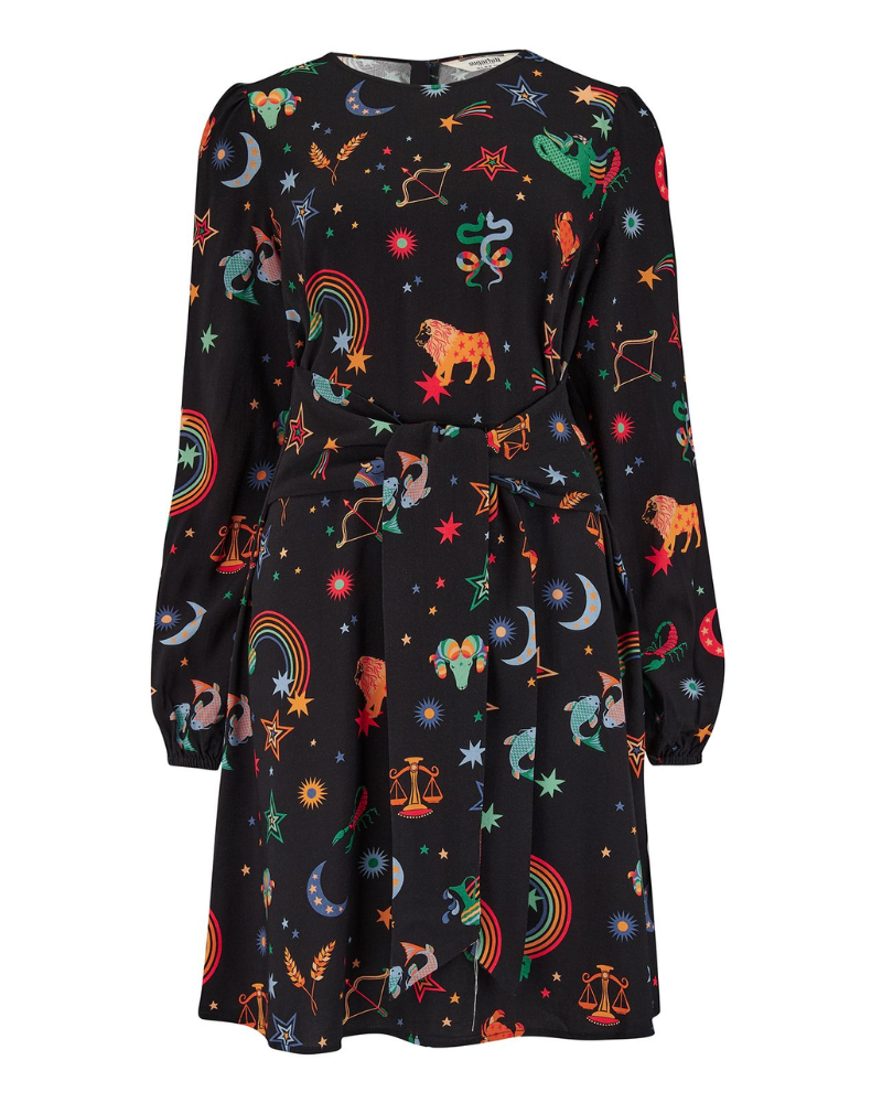 Oksana Zodiac Charms Mini Dress by Sugarhill Brighton