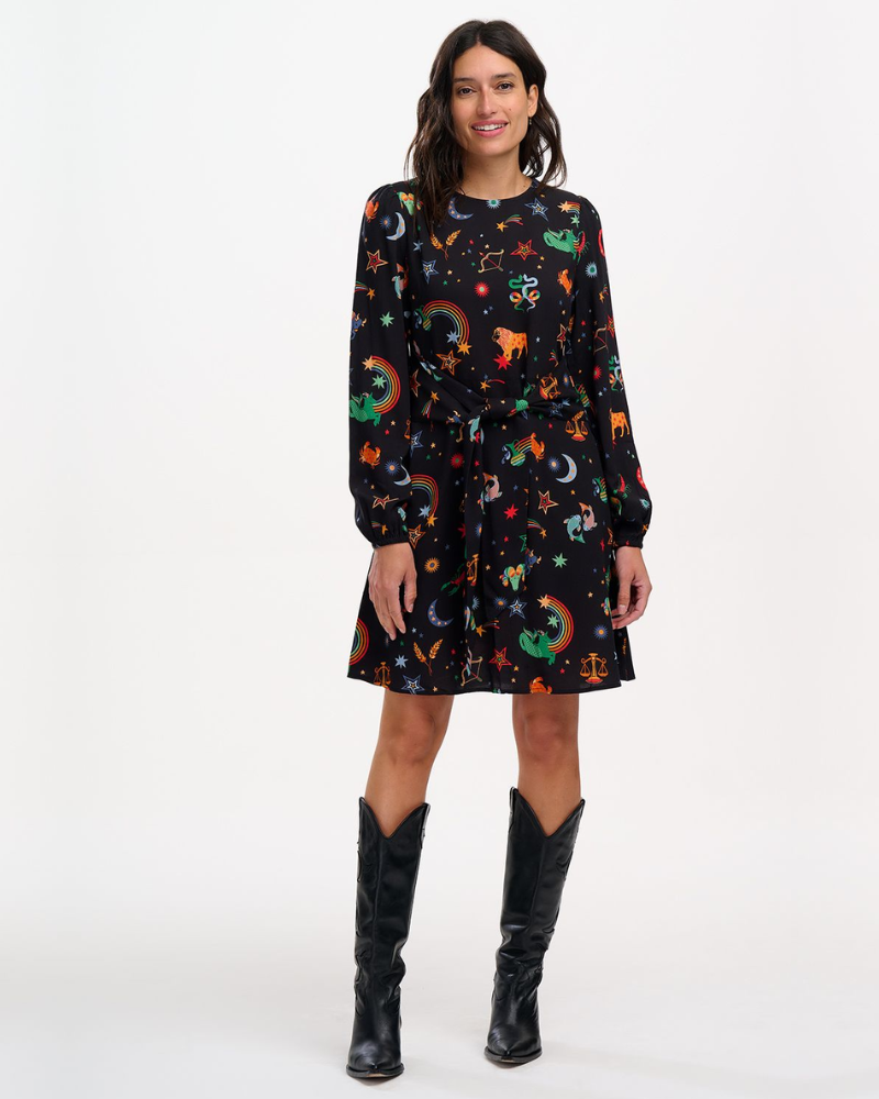 Oksana Zodiac Charms Mini Dress by Sugarhill Brighton