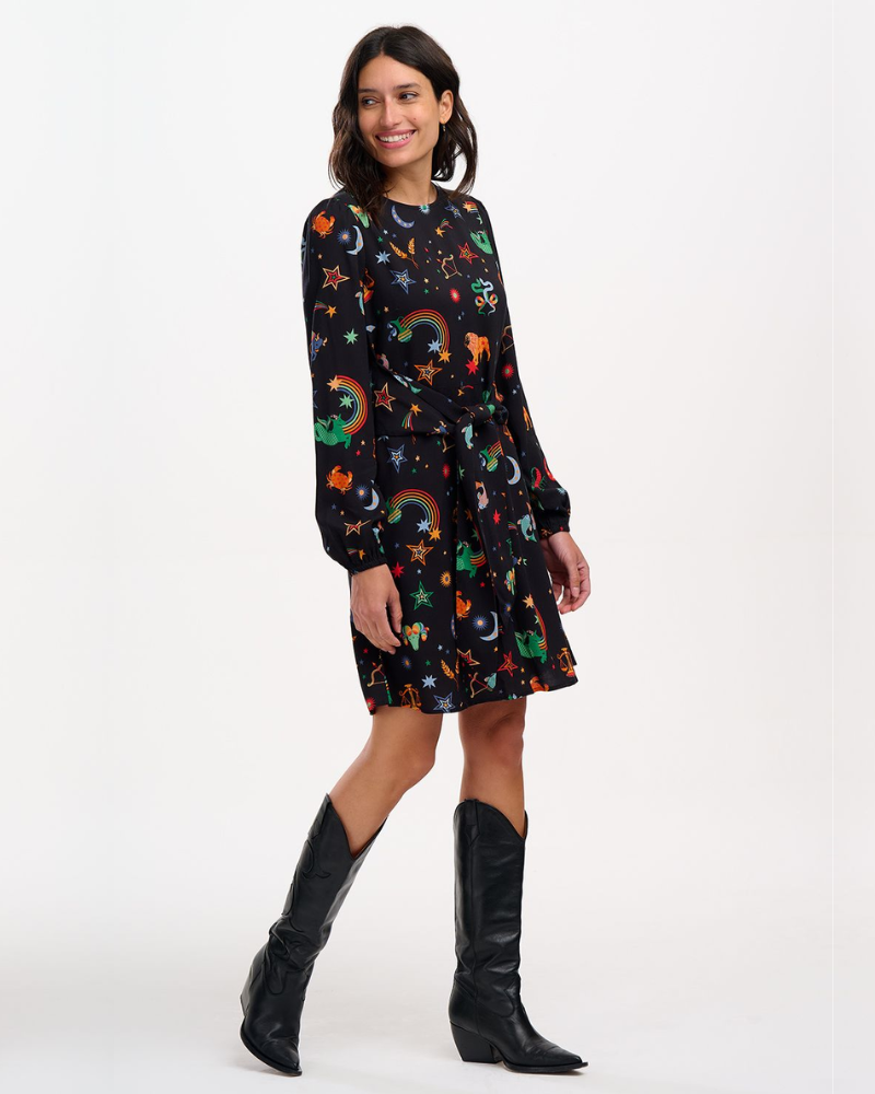 Oksana Zodiac Charms Mini Dress by Sugarhill Brighton