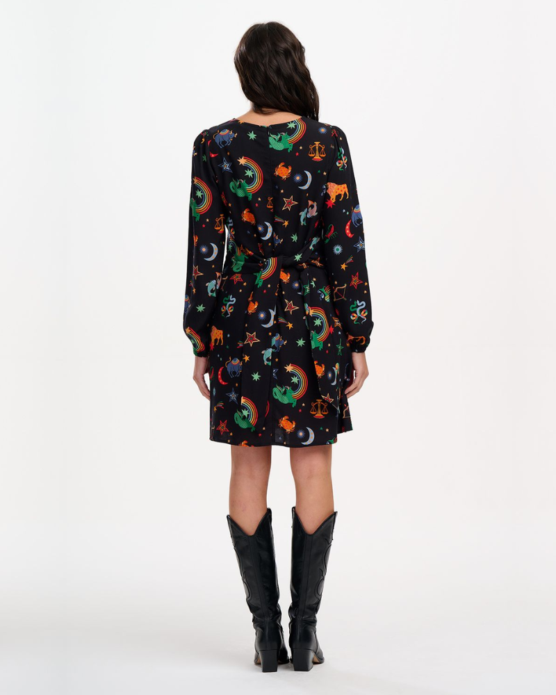 Oksana Zodiac Charms Mini Dress by Sugarhill Brighton
