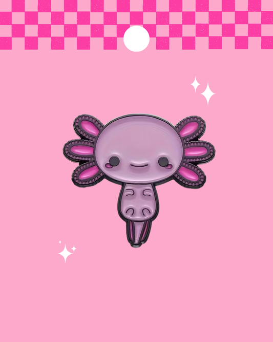 Cute Axolotl Enamel Pin Badge