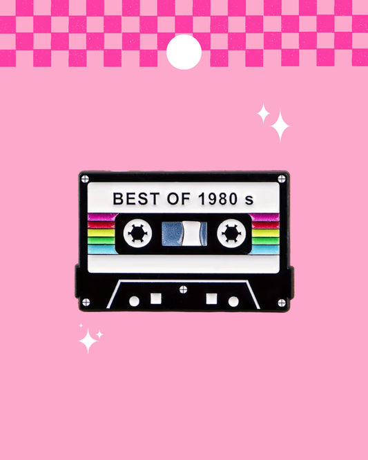 Best of the 1980s Cassette Enamel Pin Badge