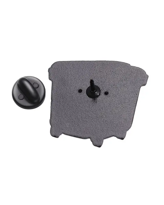 Unsolicited Opinion Bin Enamel Pin Badge