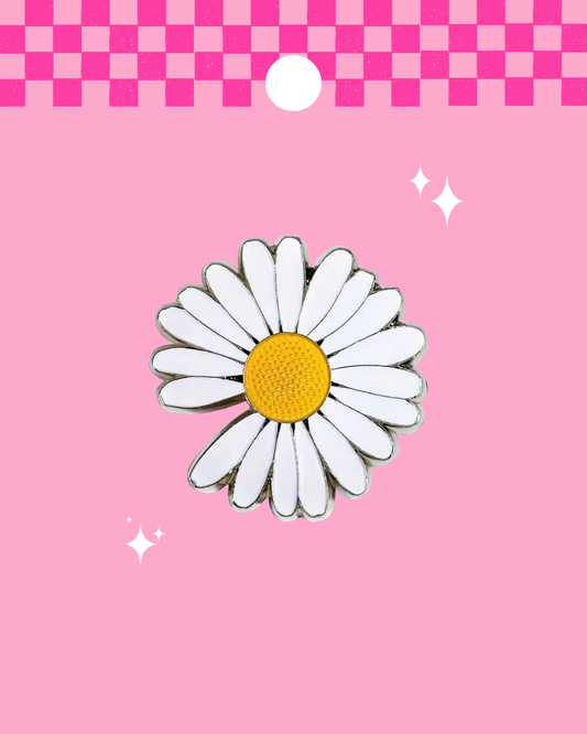 Daisy Petals Enamel Pin Badge