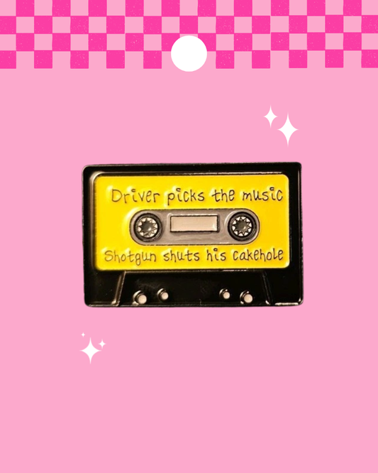 Driver Picks The Music Enamel Pin Badge