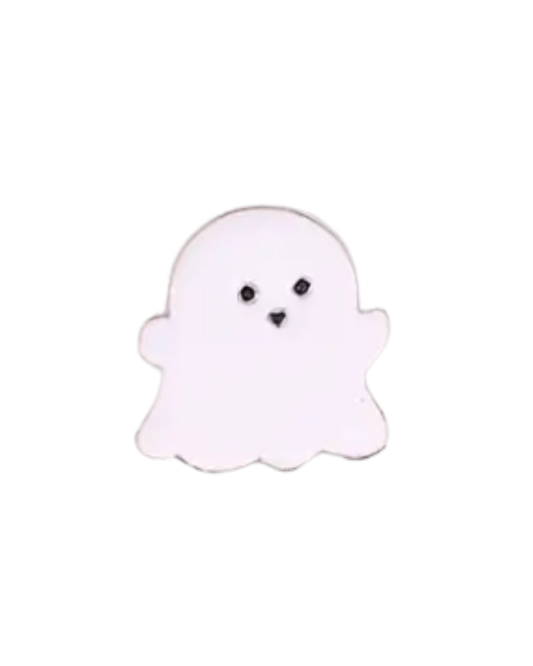 Tiny Ghost Enamel Pin Badge