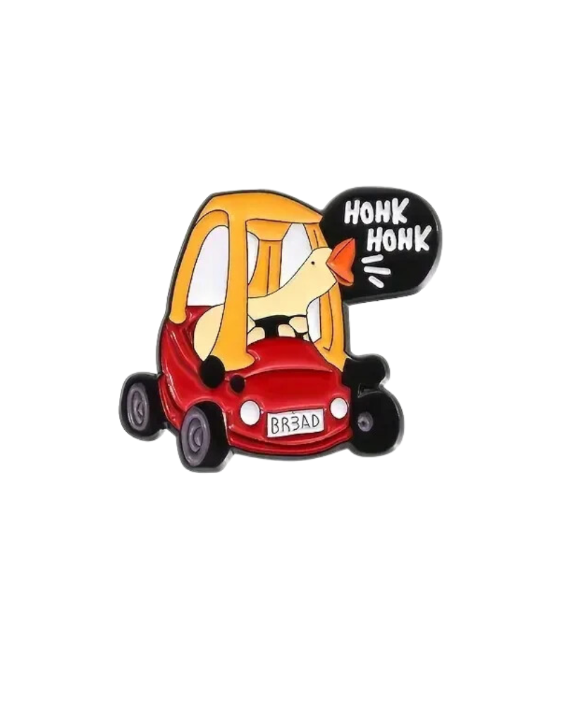Goose Car Honk Honk Enamel Pin Badge