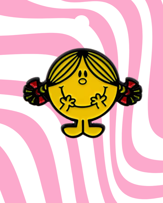 Little Miss Sunshine Enamel Pin Badge