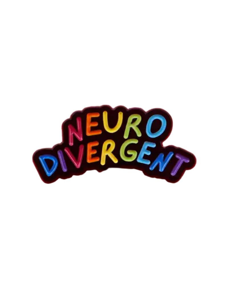 Neurodivergent Multicolour Enamel Pin Badge
