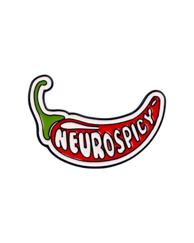 Neurospicy Chilli Pepper Enamel Pin Badge