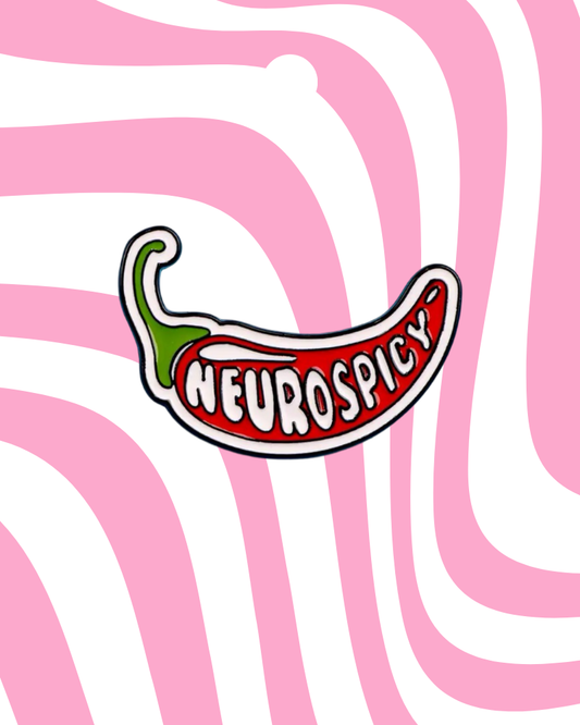 Neurospicy Chilli Pepper Enamel Pin Badge