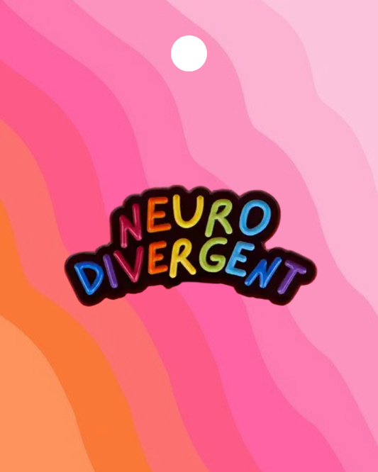 Neurodivergent Multicolour Enamel Pin Badge