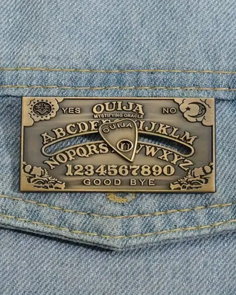 Interactive Ouija Board Pin Badge Brooch