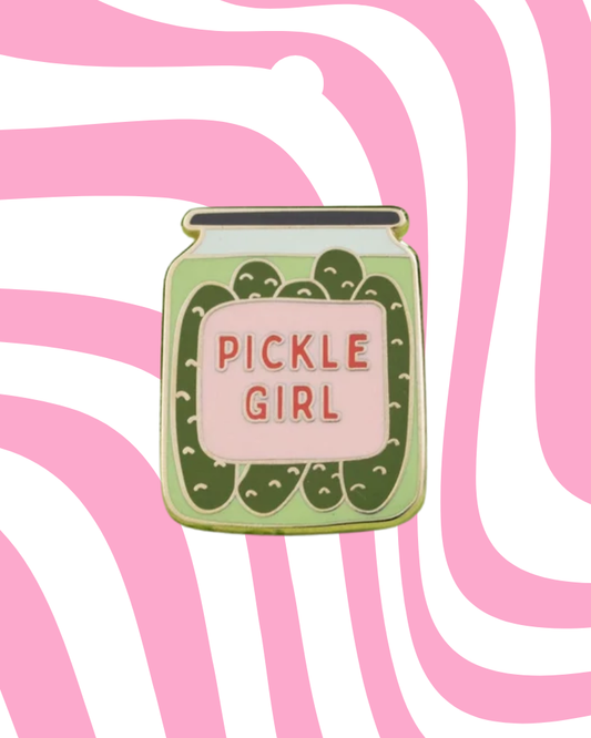 Pickle Girl Enamel Pin Badge