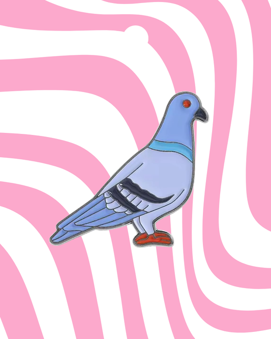 George Square Pigeon Enamel Pin Badge