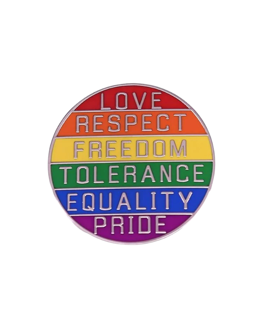 Pride Motivational Enamel Pin Badge