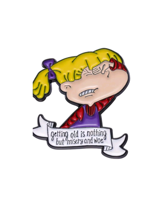 Rugrats Getting Old Enamel Pin Badge