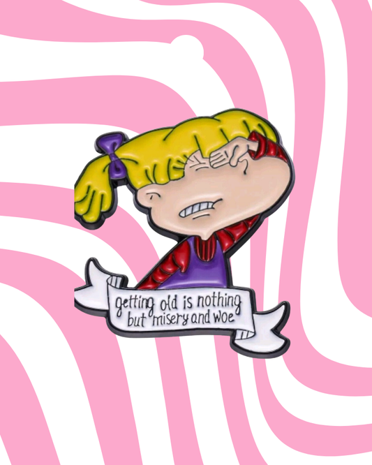 Rugrats Getting Old Enamel Pin Badge