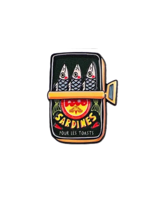 Sardines Pour Les Toasts Enamel Pin Badge