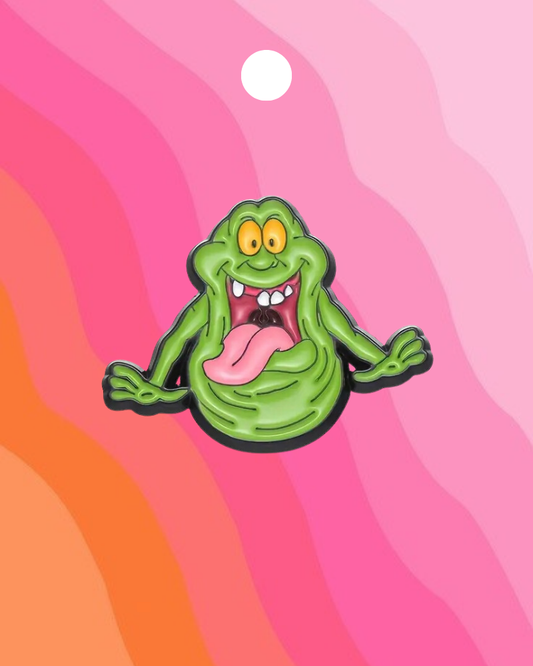 Slimer Ghost Ghostbusters Enamel Pin Badge