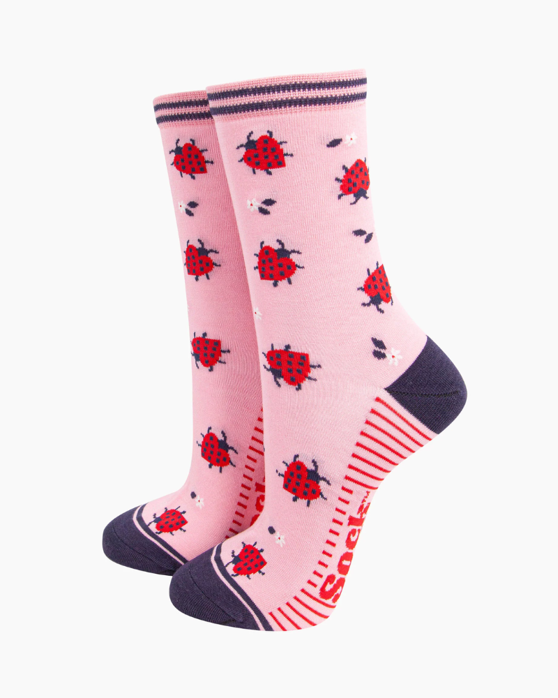 Ladybird Love Bugs Bamboo Socks