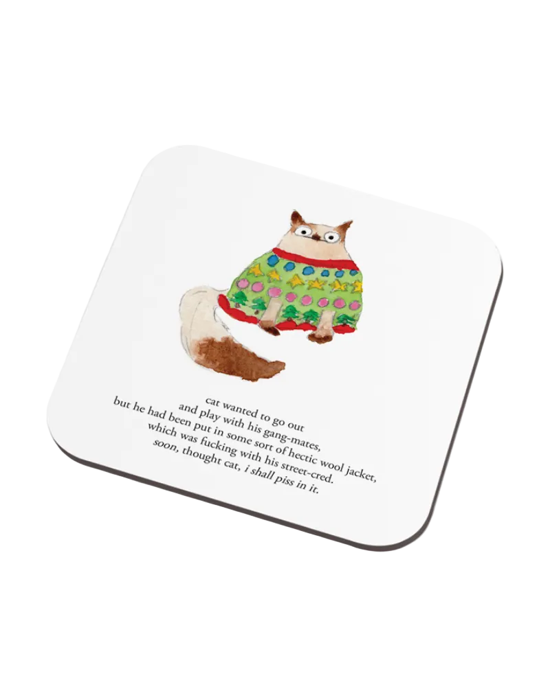 Piss Cat Coaster