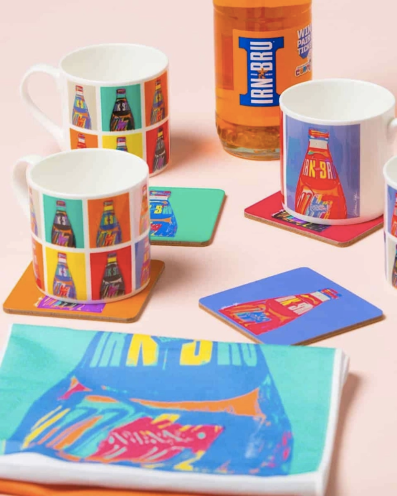 Irn Bru Pop! Tea Towel By Gillian Kyle