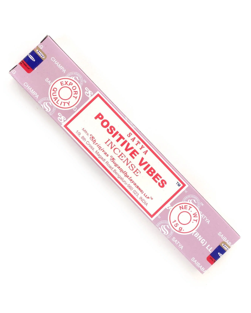 Satya Positive Vibes Incense Sticks 12 Pack