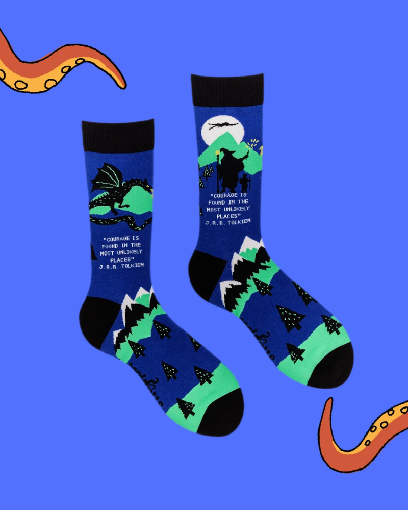 J.R.R Tolkien Lord of the Rings Crew Socks