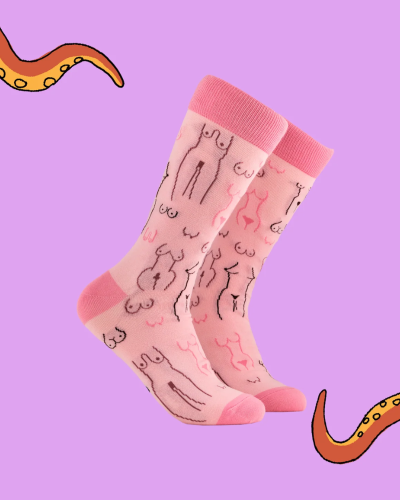 Nudies & Boobies Crew Socks