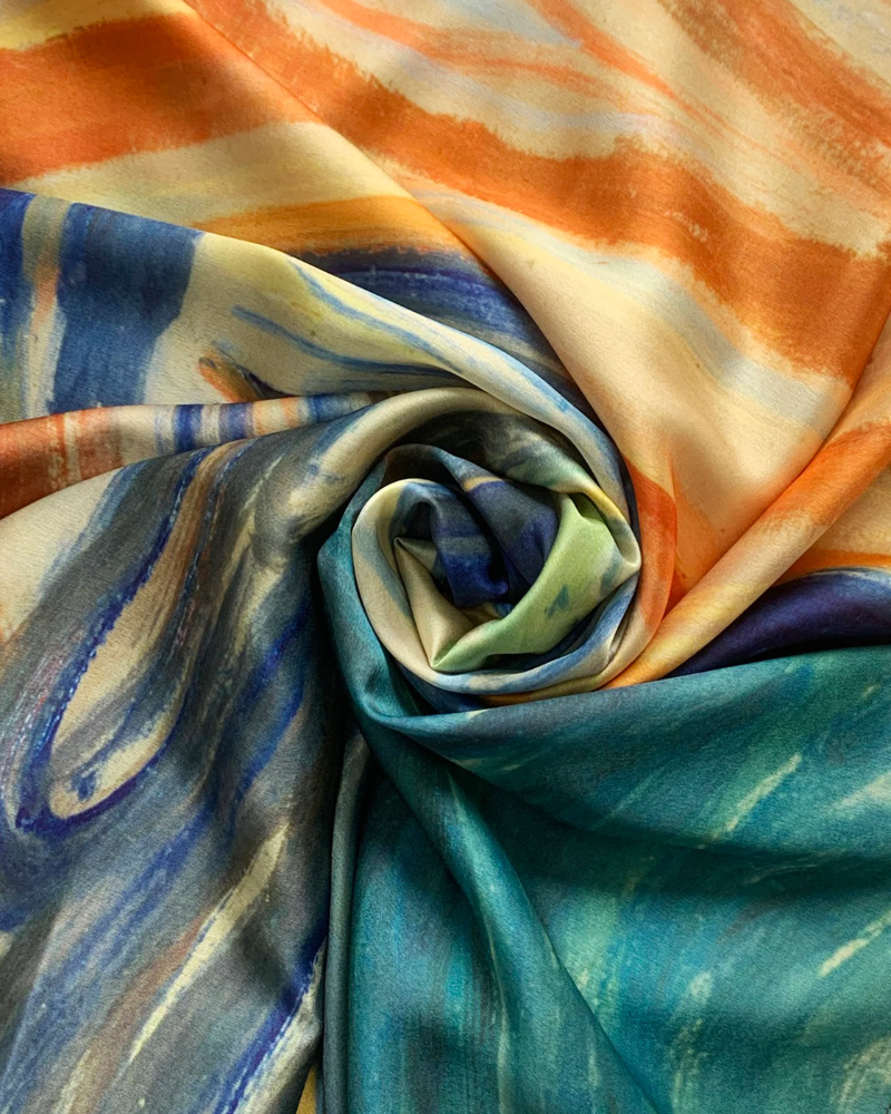 Edvard Munch The Scream Silk Artist Scarf