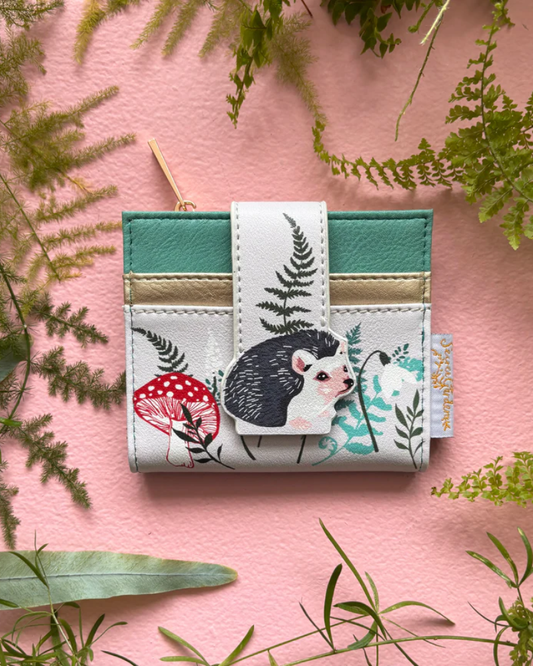 Secret Garden Hedgehog Foldover Purse
