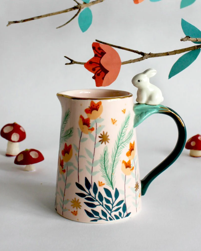 Secret Garden Rabbit Milk Jug