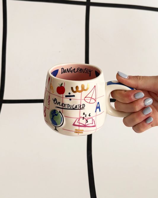 Small Talk Dangerously Overeducated Mug