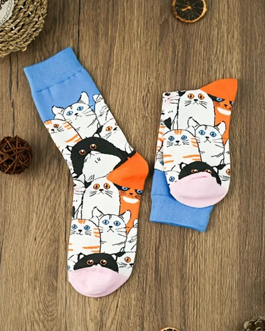 Anime Cats Unisex Socks