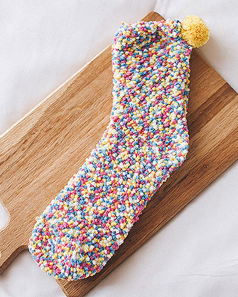 Cupcake Sprinkles Ladies Socks Assorted