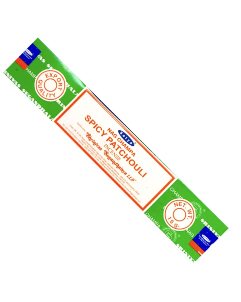 Satya Spicy Patchouli Incense Sticks 12 Pack