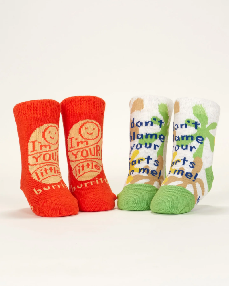 Burrito & Farts Baby Socks Set of Two