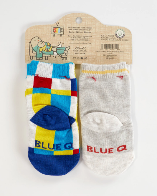 Binge Watch Me & Miracle Baby Socks Set of Two
