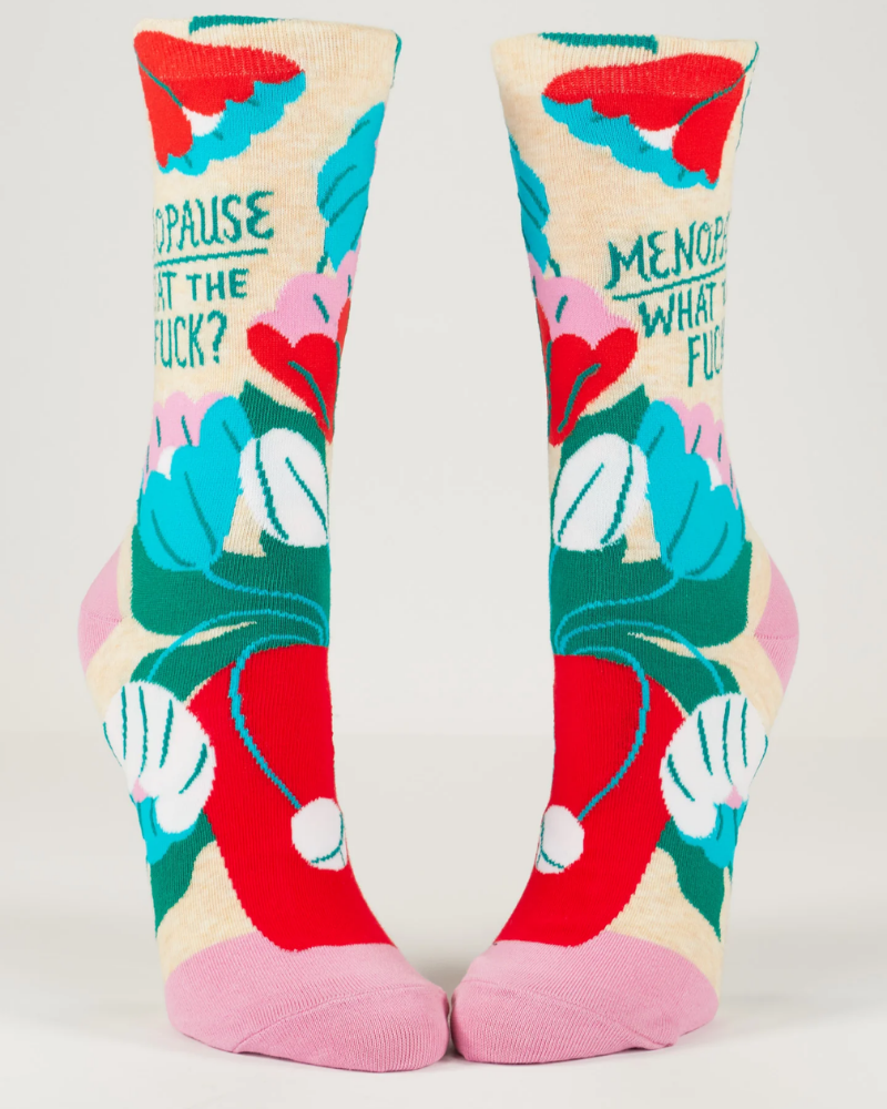 Menopause WTF Crew Socks