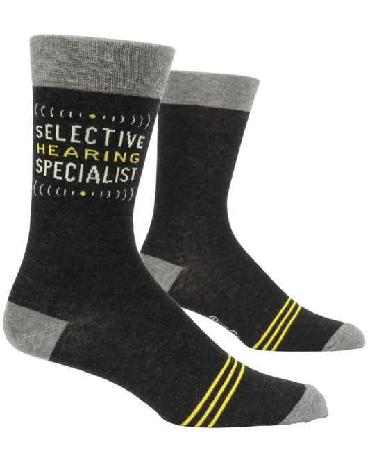 Selective Hearing Specialist Crew Socks