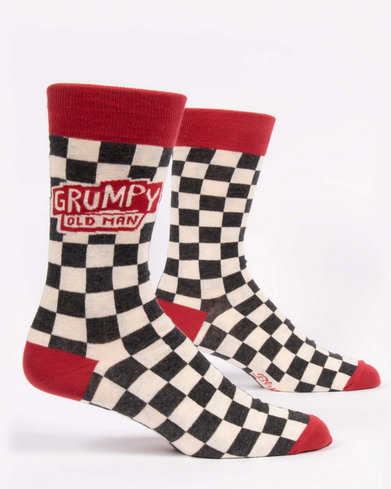 Grumpy Old Man Mens Crew Socks