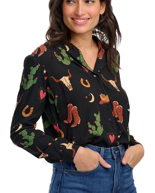 Micah Revere Cowgirl Shirt By Sugarhill Brighton