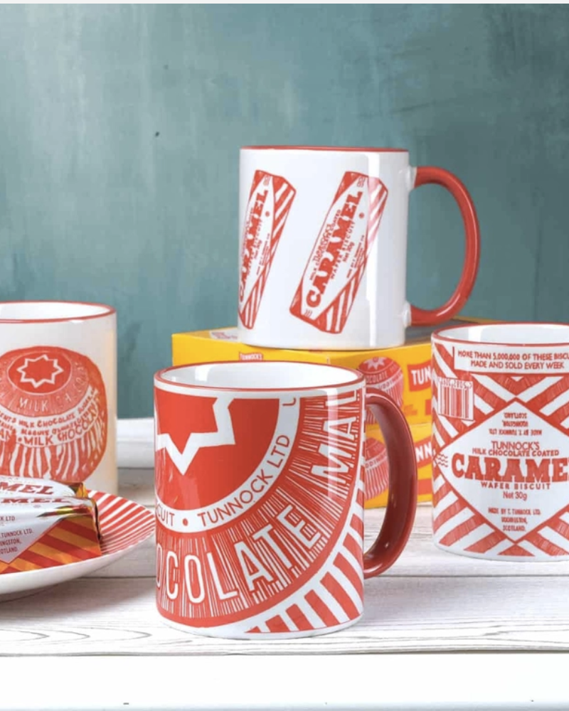 Tunnock's Teacake Chunky Mug By Gillian Kyle