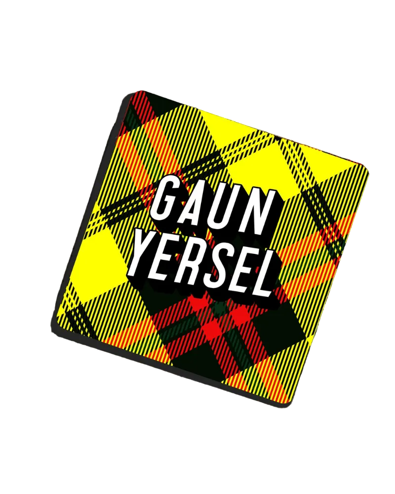 Gaun Yersel Scottish Tartan Coaster