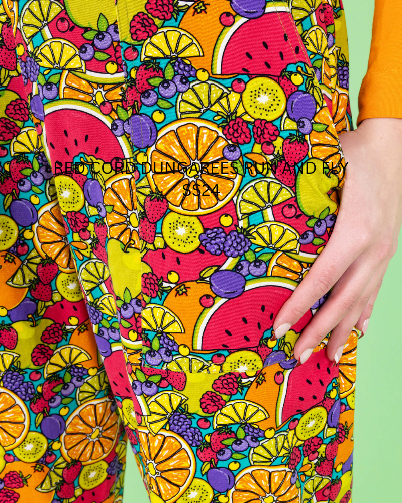 Tutti Frutti Dungarees by Run & Fly