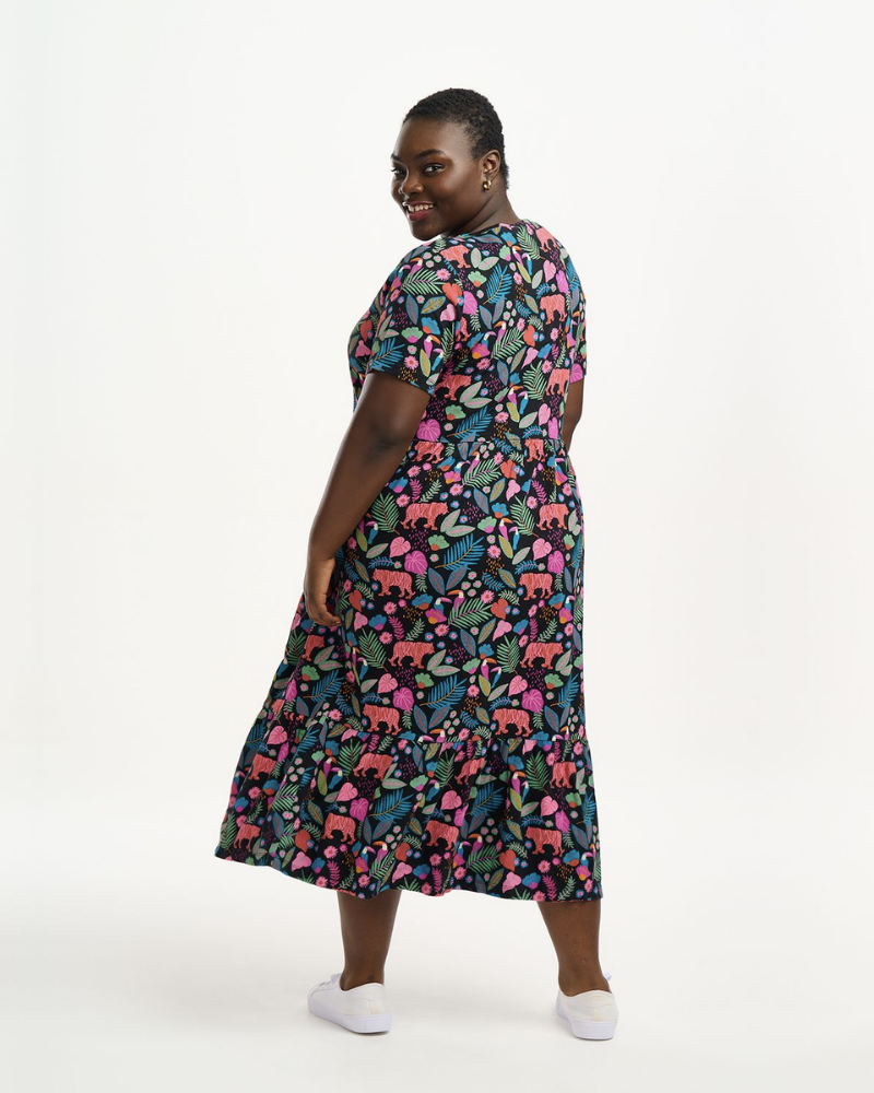 Unna Tigers And Toucans Midi Dress Sugarhill Brighton