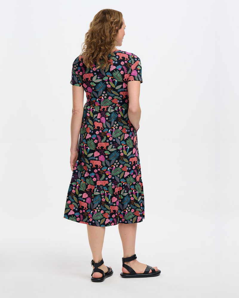 Unna Tigers And Toucans Midi Dress Sugarhill Brighton