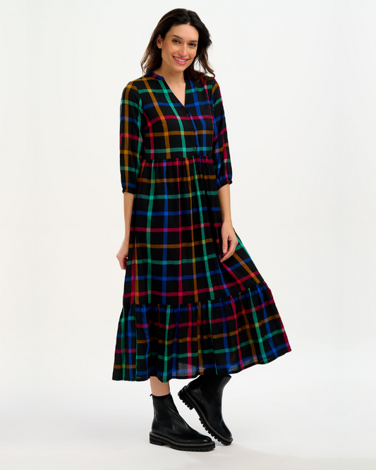 Uri Midi Smock Dress by Sugarhill Brighton