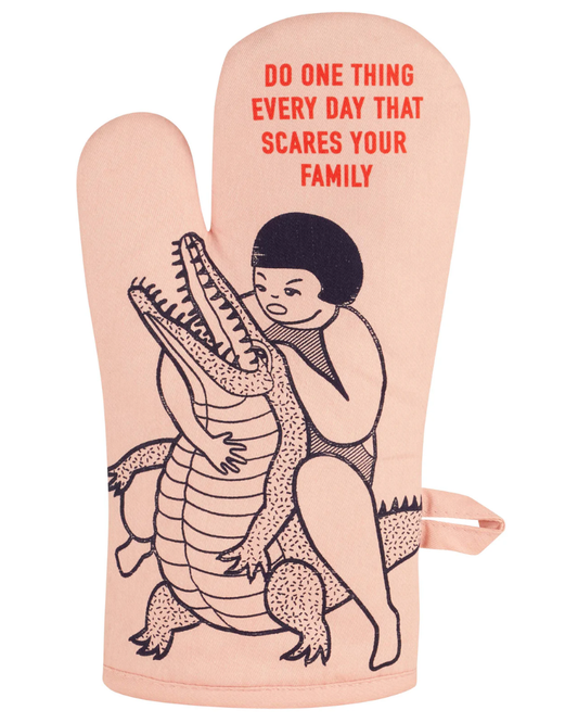 Scare Your Family Oven Mitt